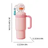 Stainless Steel Whale Fountain Tumbler with Handle Drinking Cup Creative Gift