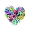 Succulent-11CT Stamped Cross Stitch Kit(40*40cm)