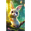 【Limited Stock Sale】Rabbit-Paint by Numbers Acrylic Painting 30*50cm