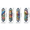 4Pcs Special Shape Bluebird Diamond Painting Bookmark Art Project for Book Lover