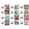 12pcs Diamond Painting Birthday Greeting Card Set with Envelope Daily Wishing Cards for Birthdays Thanksgiving & Special Occasion