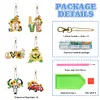 6Pcs DIY Diamond Painting Goblin Keychain