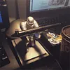 Knight Statue Pen Organizer Holder Resin Desktop Decoration