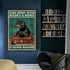 Time Spent With Books&Dogs It Never Wasted-11CT Stamped Cross Stitch 40*60cm(Big Size)