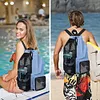 Mesh Drawstring Backpack Drawstring Gym Bag Waterproof for School Beach Holidays