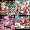 (US Local)4Pack Xmas-Special Shaped Diamond Painting Kit(30x30cm)
