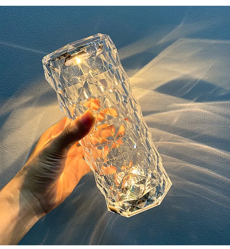  Crystal Rose Table Light