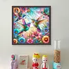 Flowers Hummingbird-11CT Stamped Cross Stitch 40*40cm
