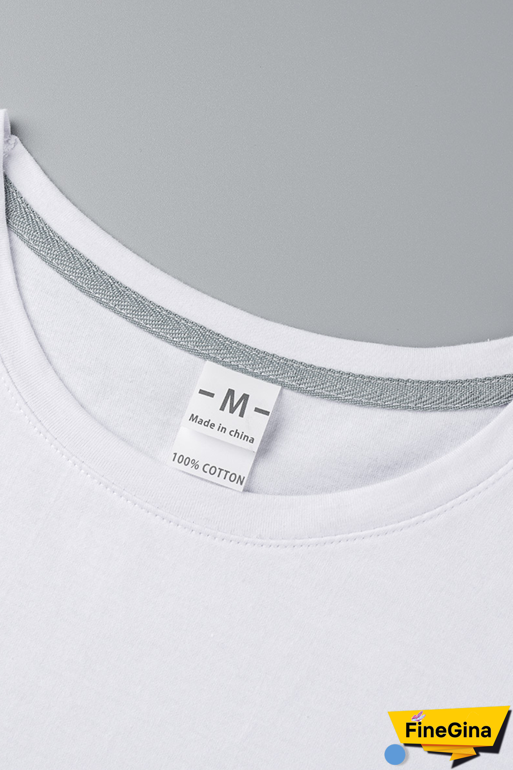 White Daily Print Patchwork O Neck T-Shirts