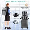 Dog Travel Bag, Weekend Pet Travel Set for Dog and Cat, Airline Approved Tote Organizer with Multi-Function Pockets (Grey)