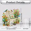 (US Local)Acrylic Special Shaped Garden Lounge Chair Table Top Diamond Painting Ornament