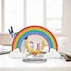 DIY 5D Double Sided Drills Special Shaped Diamond Painting Desktop Ornament Kit