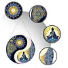 (US Local)Acrylic Diamond Painting Hanging Pendant Diamond Art Window Pendants (B)