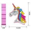 Creative DIY Full Diamond Painting Unicorn LED Light Bedroom Decor Night Lamp