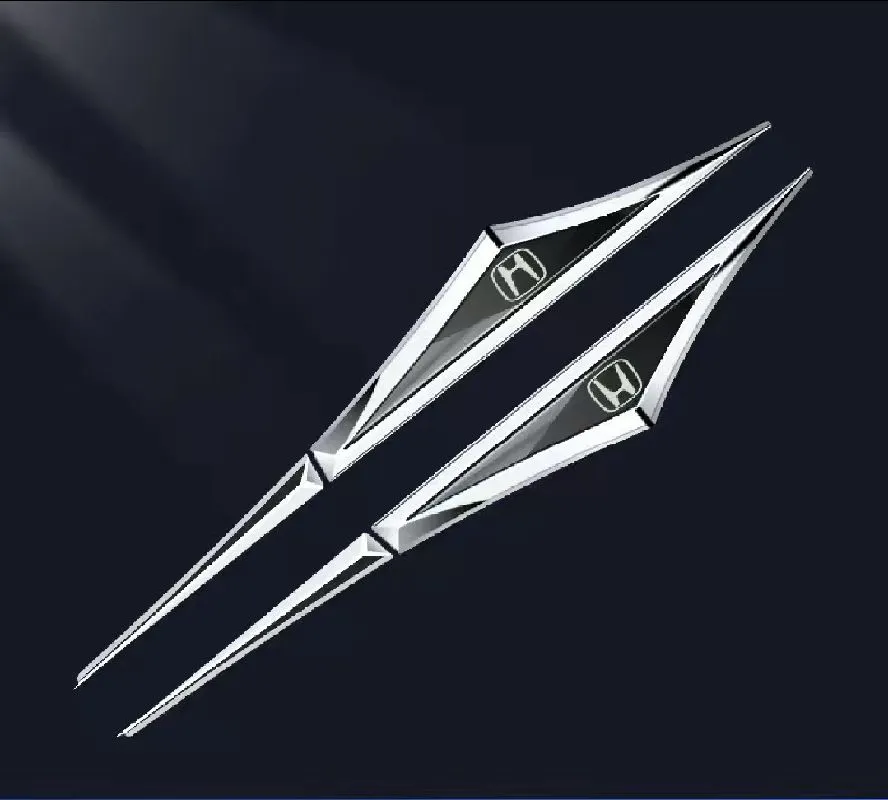 Car fender modification car logo metal sticker