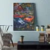 Diamond Painting -DIY Full Square Drill Forest Parking Lot