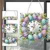Diamond Painting Acrylic Easter Bunny Clock for Home Wall Decor