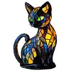 Dog Lamp Dog Series Art Night Light Stained Resin Dog Desk Lamp Home Decor