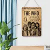 The who - Enseignes en bois(20*30cm/30*40cm)