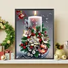 Bougie Ambiance De No&euml;l-Peinture Diamant De Forme Sp&eacute;ciale-30*40CM