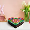 (US Local)DIY Special Shaped Crystal Painting Classic Heart Mandala Storage Box Ornament Kit