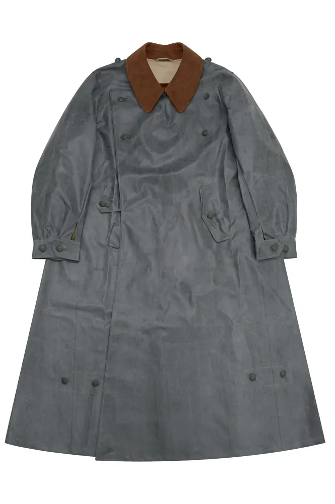   German Motorcyclist Rubberized Protective Coat Kradmantel German-Uniform