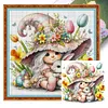 Gnome - 11CT Stamped Cross Stitch - 50*50cm