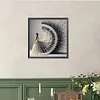 Fille De Piano-Compl&egrave;te Rond Diamant Peinture-40*40CM