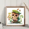Owl - 18CT Stamped Cross Stitch 20*20cm/7.87*7.87in