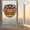 Diamond Painting Single-Sided Acrylic USA 250th Hanging Pendant Sun Catcher for Home Garden Wall Door