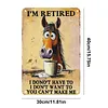 I'm retired - Vintage Metal Signs - 20*30cm/30*40cm - Western