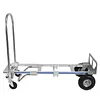 [US Local Warehouse] Convertible Hand Truck Alloy Fold Handcart Swivel Caster Tow Cart Cargo Trolley Convertible Hand Truck Dolly Cart With Wheels for Delivery Driver/Mover