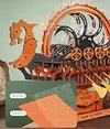 Viking Dragon Boat Dragon Boat Model Ornaments DIY Handmade High-Difficulty 3D Three-Dimensional Puzzle Building Block Toys