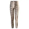 Men's mesh floral thin elastic high waist printed cropped pants