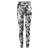 Men's mesh floral thin elastic high waist printed cropped pants