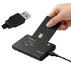 Contactless IC Card Reader Writer 13.56MHz NFC Reader with USB Interface Access Control Encrypted Programmer Compatible for Windows Linux MacOS