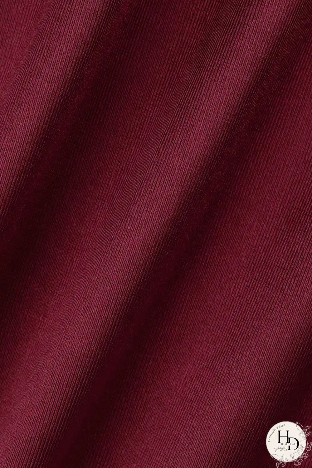 Burgundy Casual Solid Patchwork Fold V Neck Pleated Dresses