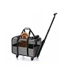 Pet Carrier- Airline Approved Dog Carrier with Wheels: Pet Travel Carrier, Cat Carrier with Telescopic Handle &ndash; Ideal for Dogs and Cats Easy to Fold