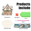 Christmas Shop Wooden - 5D DIY Craft Ornament