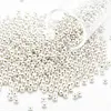 Cross Stitch Bead Embroidery Accessories 2.0mm Metallic Glass Round Beads DI Beads Suitable For 11ct Canvas Hairpin Bracelet Necklace Jewelry Accessories