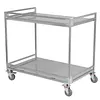 [US Local Warehouse] Heavy Duty Rolling Utility Cart with Wheels Handle 660lbs Capacity Rolling Cart