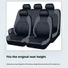 9Pcs PU Leather Car Seat Covers Universal Car Seat Protectors for Most Cars SUVs