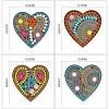 4pcs Diamond Painting Cartoon Refrigerator Magnets Sticker Kit