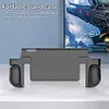 TPU Case for Switch 2 Ergonomic Handle Grip Cover with Stand Protective Case