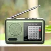 Portable Radio with Rechargeable Battery & Earphone FM AM SW Radio Pocket Radio