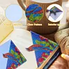 4pcs DIY Rhinestones Mosaic Diamond Painting Corner Bookmark Kit