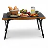 [US Local Warehouse] Aluminum Folding IGT Camping Table with Carry Bag for Patio BBQ Backyard Picnic