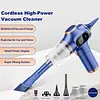 4500Pa Portable Car Vacuum LCD Handheld Vacuums Cleaner Home Cleaning Machine