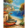 Boat - 9CT Partial Beaded Cross Stitch Kit(30x40cm)