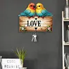 Crochets muraux en bois pour l&rsquo;amour